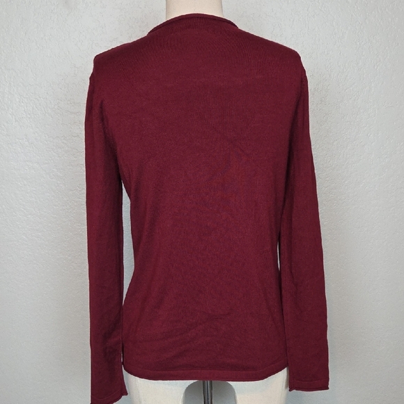 Liverpool Women's Burgandy Pullover Sweater Size S - Picture 5 of 8